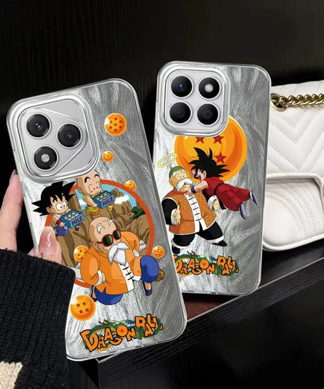 Black Soft Shell Phone Case for Honor X9c X9b X8c 200 Pro X9a X8a 200 400 Lite X7b X8b Cute Dragon Ball