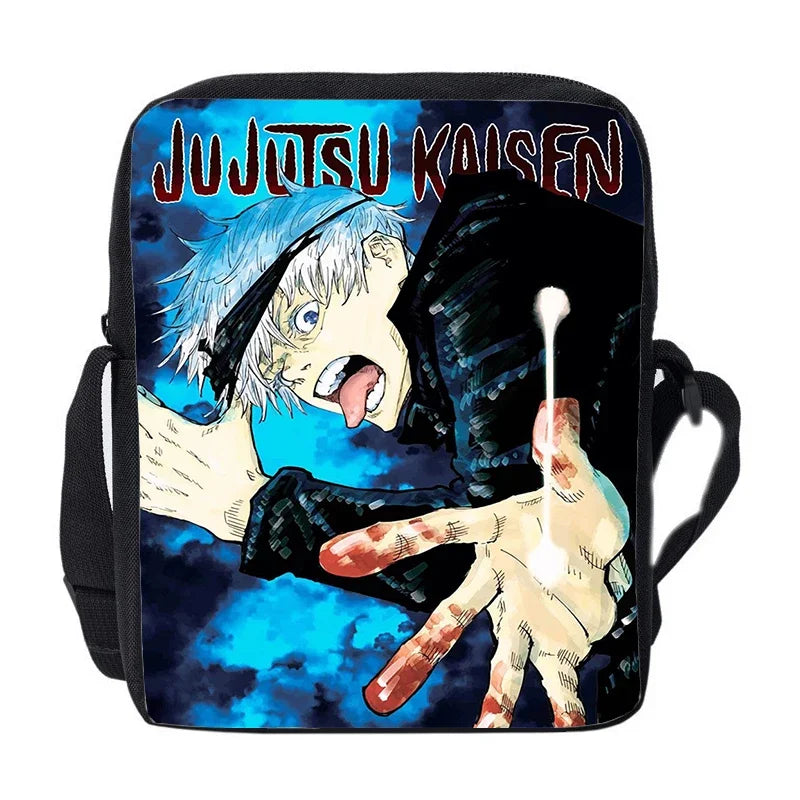 Anime Jujutsu Kaisen Gojo & Itadori Messenger Bag – Casual Crossbody Shoulder Bag 2
