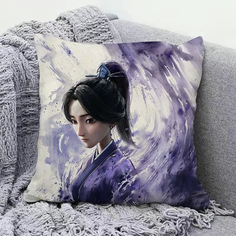 Ne Zha anime peripherals pillows cute personality creative fashion living room sofa bedroom cushions holiday gift