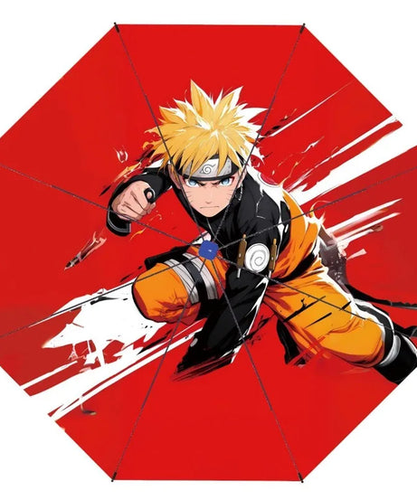Naruto Umbrella Anime Personality Creative Fashion Sunscreen Student Fully Automatic Folding Umbrella Birthday Gift