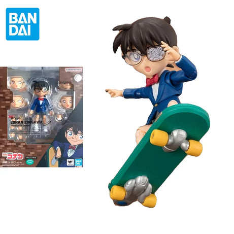 Detective Conan Anime Figure SHFiguarts Conan Edogawa Resolution Edition Action Figure Toys for Kids Gift