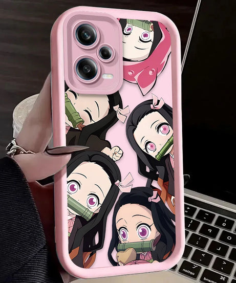 Anime Demon Slayer Case For Xiaomi Redmi Note 13 14 12 11 Pro Plus 5G 14S 12S 11S 10S 10 9 Redmi 14C 13C 12C 12 4G Back Cover