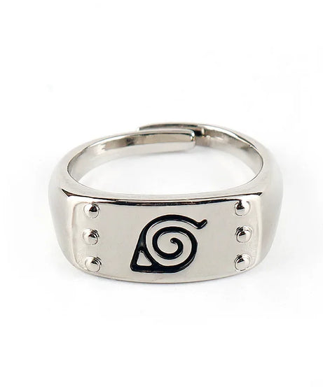 Naruto Sasuke Rings for Women Men Hip Hop Charm Ring Adjustable Fashion Classic Couple Finger Jewelry Trinket Holiday Gift New