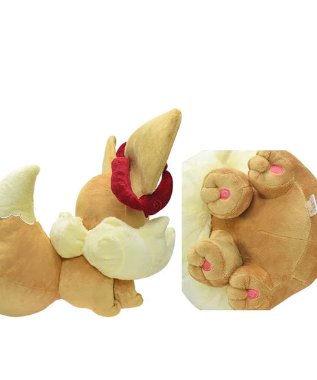 35cm Cute Pokemon standing posture Super Mega Eevee Plush Doll Pillow Decoration Birthday Gift Toy