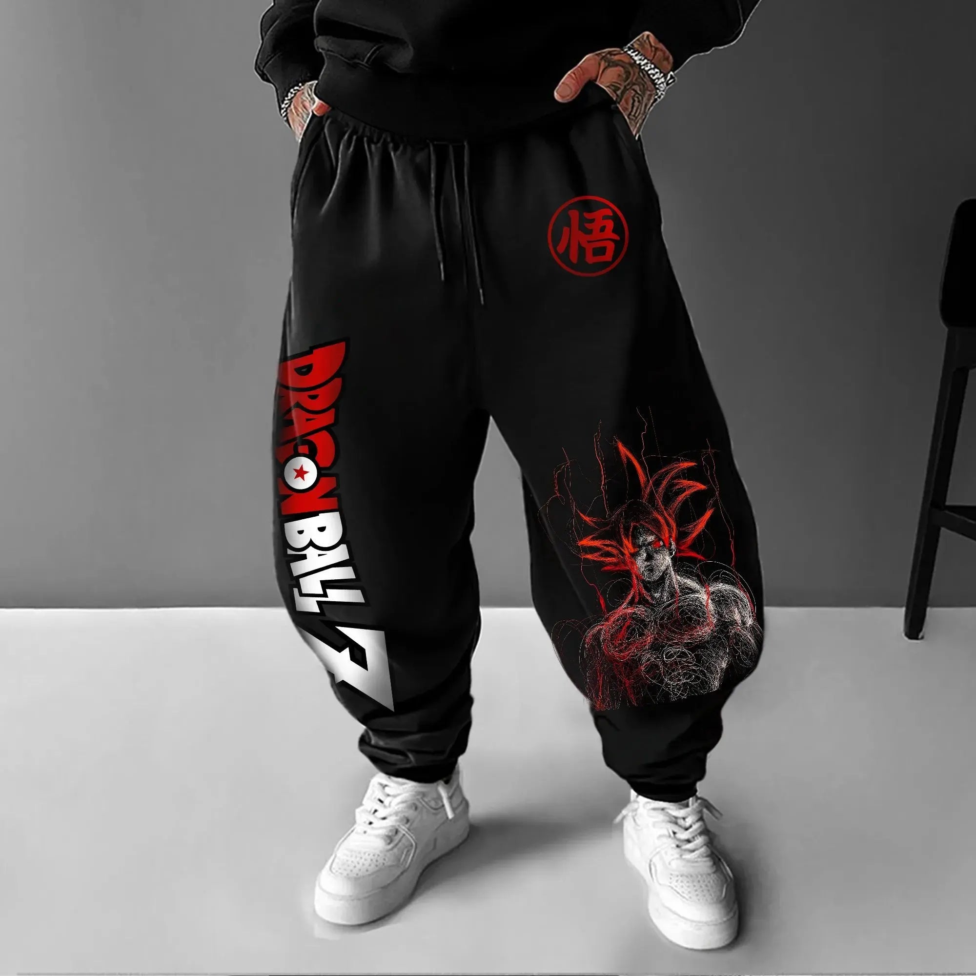 Dragon Ball Z Super Saiyan Goku Men Sweatpants Anime Print Jogger Sports Pants Loose Streetwear Casual Hip Hop Manga Y2k Clothes