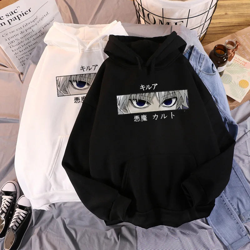 Hunter x Hunter Kurapika Anime Hoodie – Harajuku Manga Fleece Pullover 4