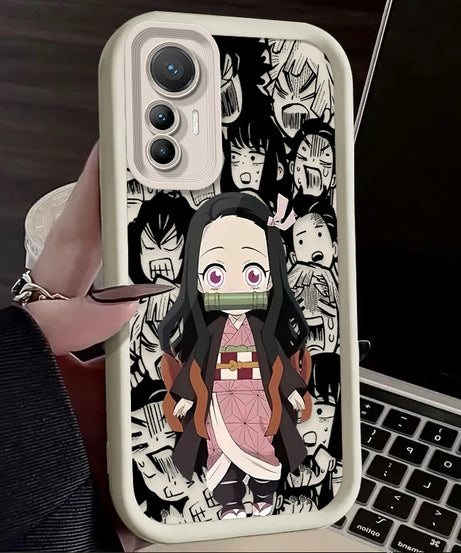Cute Anime Demon Slayer Case For Xiaomi Poco C65 X7 X6 F6 F5 X5 X3 NFC F3 M6 Pro 4G Mi 13 12 11 Lite 5G 14 13T 12T 11T 14T Pro