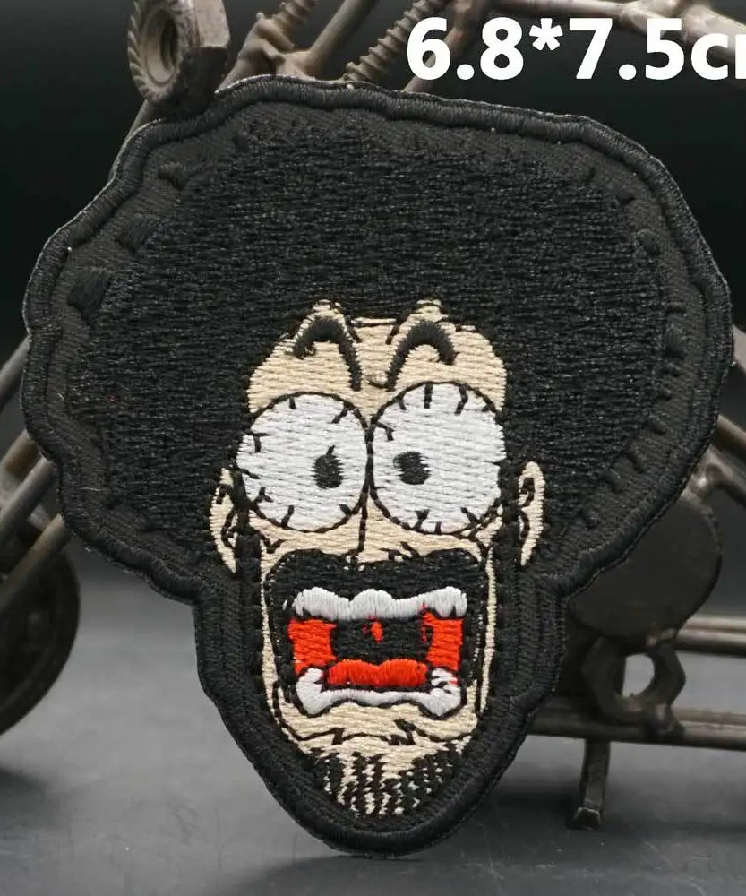 Dragon Ball Animation Peripherals Creative Kawaii Son Goku Vegeta Majin Buu Clothes Patches Embroidered Velcro Badges