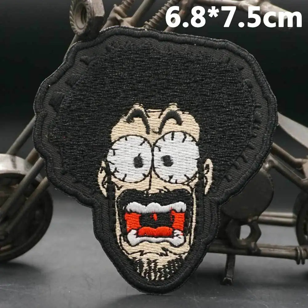 Dragon Ball Animation Peripherals Creative Kawaii Son Goku Vegeta Majin Buu Clothes Patches Embroidered Velcro Badges