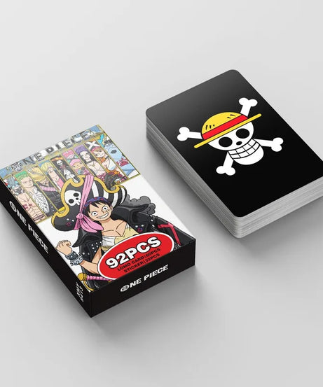92 pieces of One Piece double-sided LOMO cards, wanted anime, coated paper high-definition photo cards commemorative edition