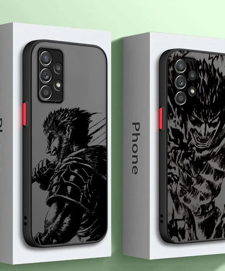 Berserk Anime Frosted Art Case – Samsung Galaxy S24–S8 Plus | Ultra | FE | 5G