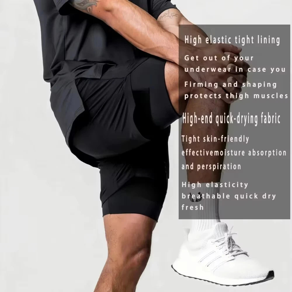Pokémon Anime Double Layer Shorts – Premium Mesh Breathable Sports Shorts for Men 2