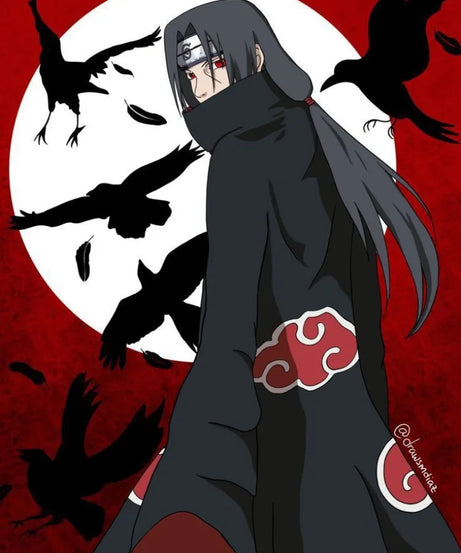 Uchiha Itachi New Diamond Painting Mosaic Naruto Cartoon Art Cross Stitch Embroidery Rhinestones Home Decor Children's Gift