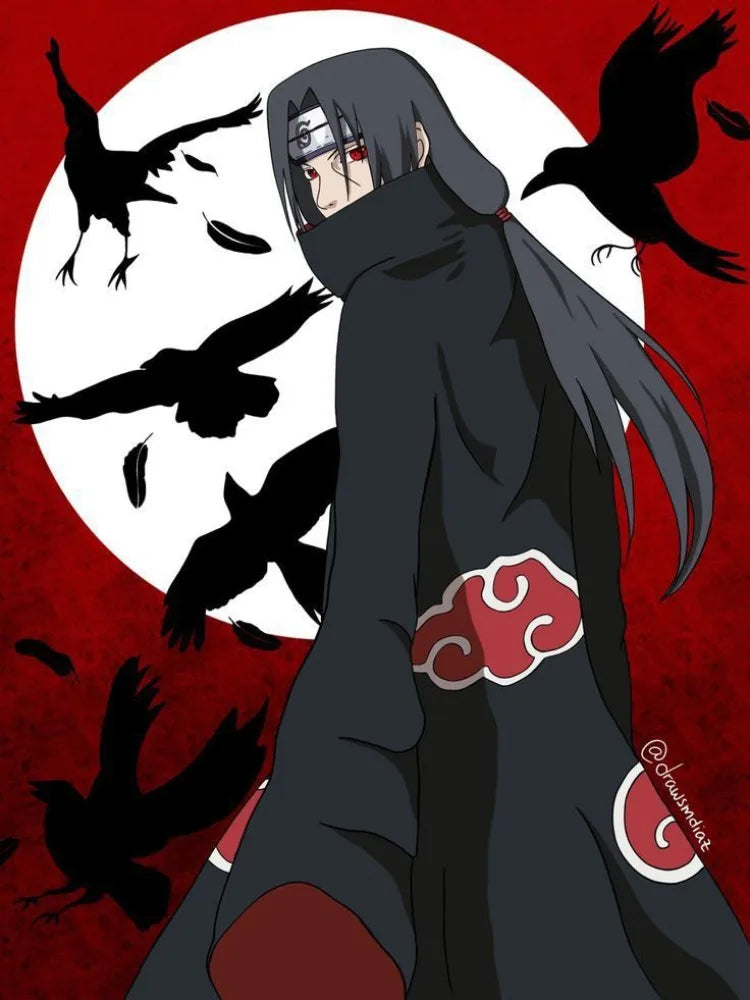 Uchiha Itachi New Diamond Painting Mosaic Naruto Cartoon Art Cross Stitch Embroidery Rhinestones Home Decor Children's Gift