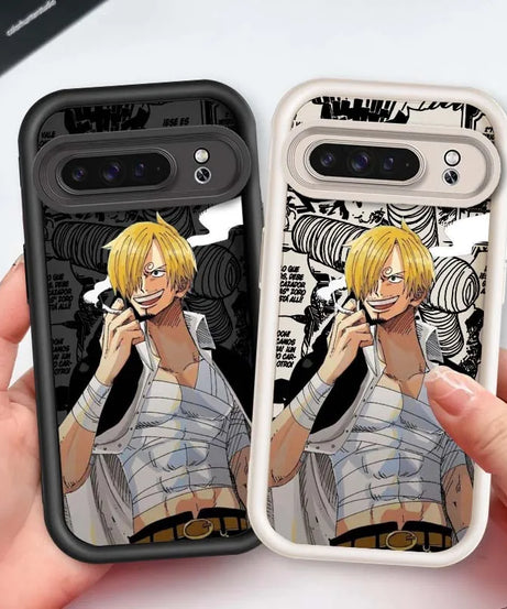 One Piece Eye Ladder Case – Shockproof Soft TPU Cover for Google Pixel 9–7A Pro/XL 5G