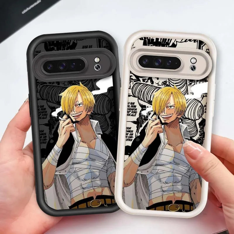 One Piece Eye Ladder Case – Shockproof Soft TPU Cover for Google Pixel 9–7A Pro/XL 5G