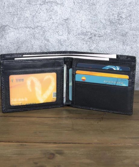 High Quality Genuine Leather Short Wallet 3D Dragon Style Card Wallet Vintage Bifold Small Purse for Man Male Gift Purses
