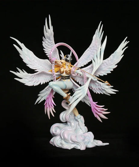 26cm Digimon Adventure Figure Angewomon Figures Archery Angewomon Figurine Doll Statue Collection Model Kid Customized Toy Gifts