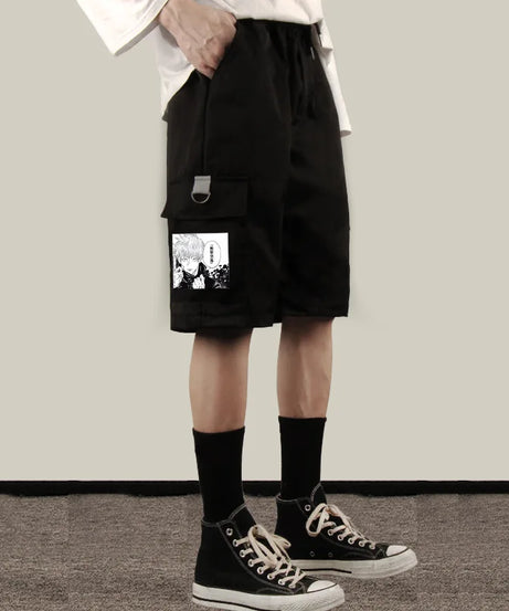 Jujutsu Kaisen Five Strips of Wushu Shorts Anime peripherals Character Beach Pants Casual Daily Sports Overalls Fan Gift