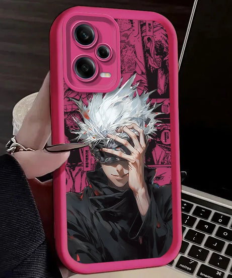 Jujutsu Kaisen Satoru Gojo Case For Xiaomi Redmi Note 13 14 12 11 Pro Plus 5G 12S 11S 10S 10 9 Redmi 14C 13C 12C 12 4G A3 A3X