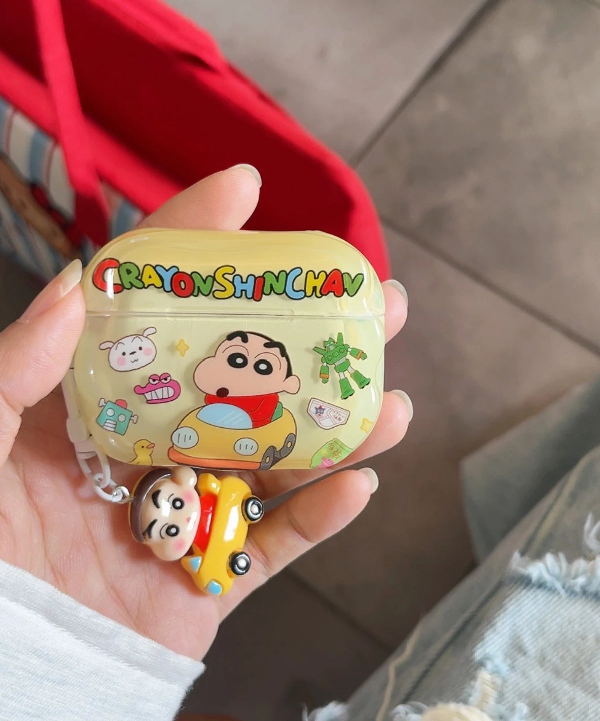 Shin-chan AirPods Case – Cute & Fun Anti-Drop Cover for Pro/Pro 2/3/4