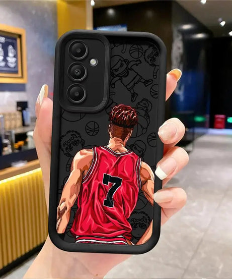 Slam Dunk Anime Phone Case – Soft Cover for Samsung Galaxy A15–A55 (4G/5G)