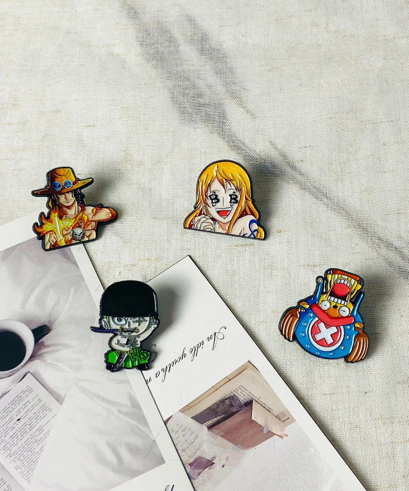 Anime Fashion Jewelry Pins for backpacks Lapel Enamel Pins Clothing Accessories and Brooches for Woman Bags Badge Friend Gifts