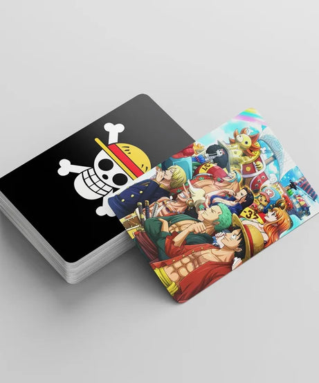 92 pieces of One Piece double-sided LOMO cards, wanted anime, coated paper high-definition photo cards commemorative edition