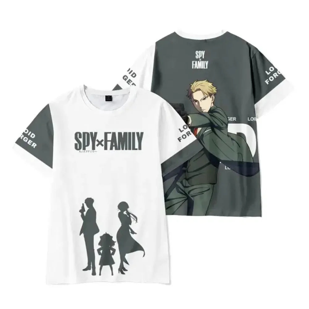 Spy x Family Anya Forger 3D Graphic T-Shirt Harajuku Kawaii Oversized Tee 4