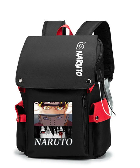 Naruto Anime Laptop Backpack – Large Capacity Travel & School Bag