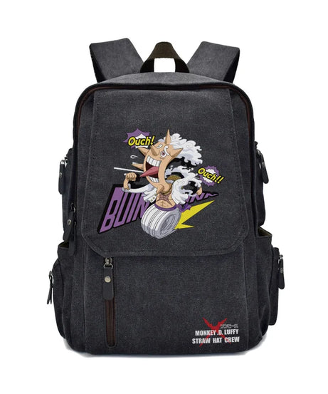 Anima One Piece Peripherals Luffy Ace Premium New Rucksack School Bag Trendy Large Capacity Backpack Bag Birthday Fan Gift