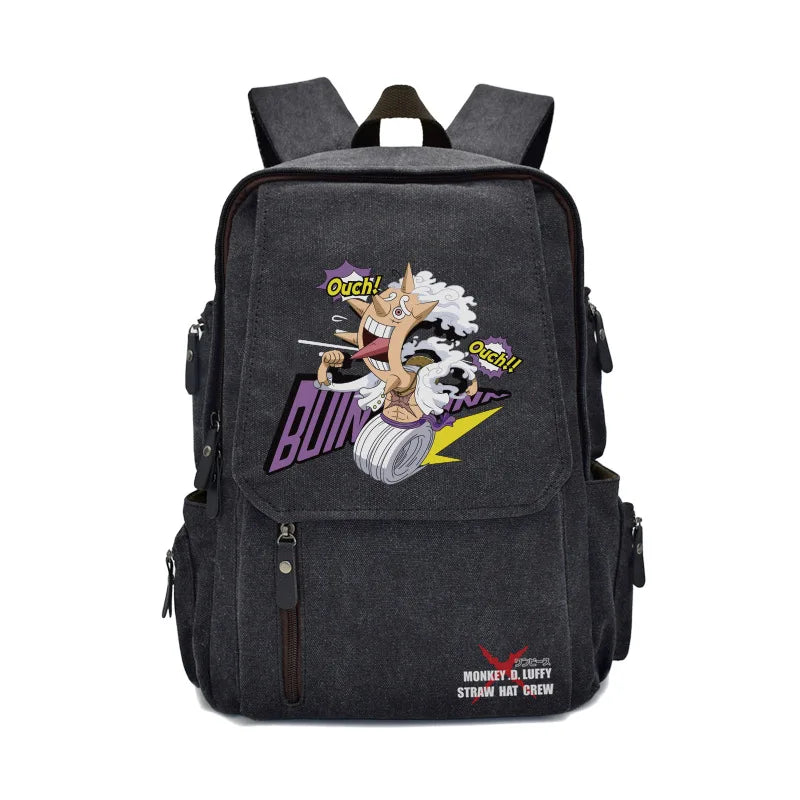 Anima One Piece Peripherals Luffy Ace Premium New Rucksack School Bag Trendy Large Capacity Backpack Bag Birthday Fan Gift