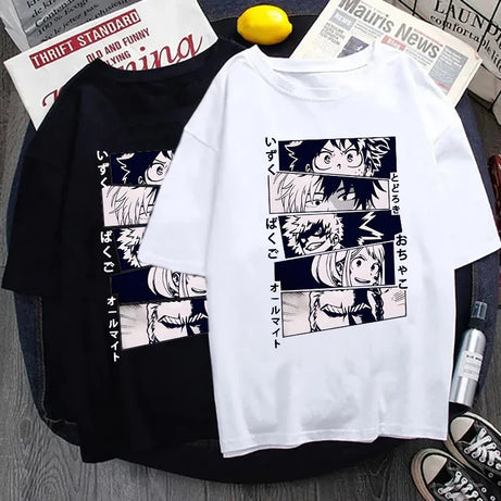 My Hero Academia Deku Bakugou Todoroki - T-Shirt - Casual Summer Style