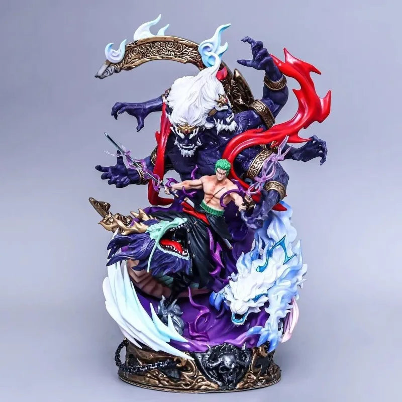 23cm Anime One Piece King Yamato Roronoa Zoro Straw Hat Pirates Model Statue Ornaments Trendy Toys Figures Holiday Gifts