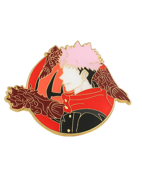 Anime Jujutsu Kaisen Badge Brooch Gojo Satoru Fushiguro Megumi Cosplay Metal Woman Man Pin Broochs Accessories
