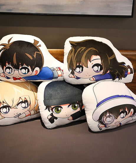 35cm Detective Conan, Kudo Shinichi, Mouri Ran, Kid The Phantom Thief Keychain Pendant, Anime Pillow Related Peripheral Products
