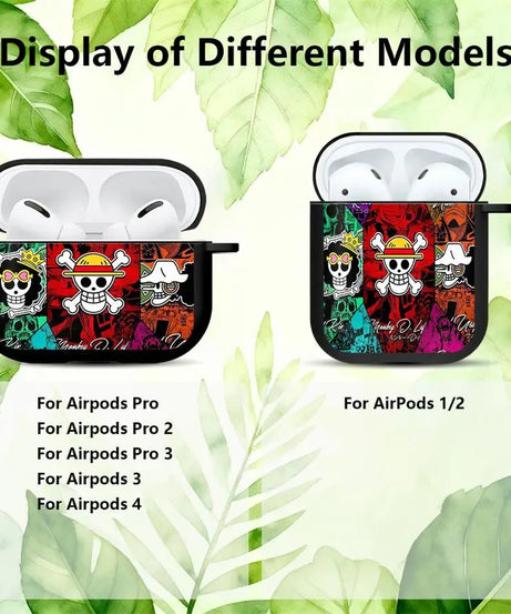 Anime OneS P-ieceS Earphone Cases Cover Case For Airpods 3 4 1 Pro Pro3 2 Pro2