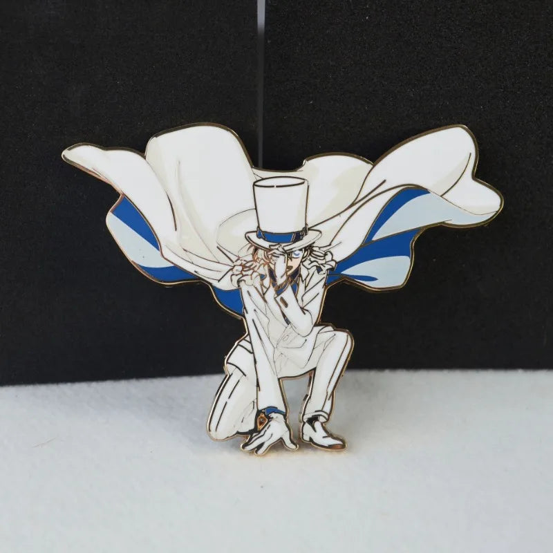 Conan Kuroba Kaito Enamel Pins Anime Metal Brooches Lapel Badges Backpack Decoration Hat Jewelry Badges Accessories for Boy Girl