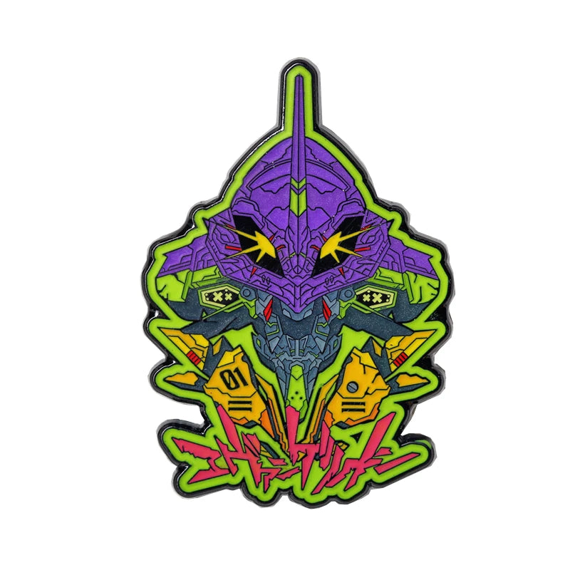 Evangelion Unit-01 (EVA-01) Enamel Pin Badge 4