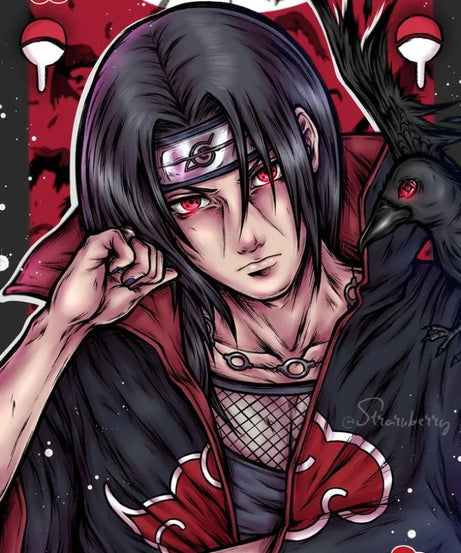 Uchiha Itachi New Diamond Painting Mosaic Naruto Cartoon Art Cross Stitch Embroidery Rhinestones Home Decor Children's Gift