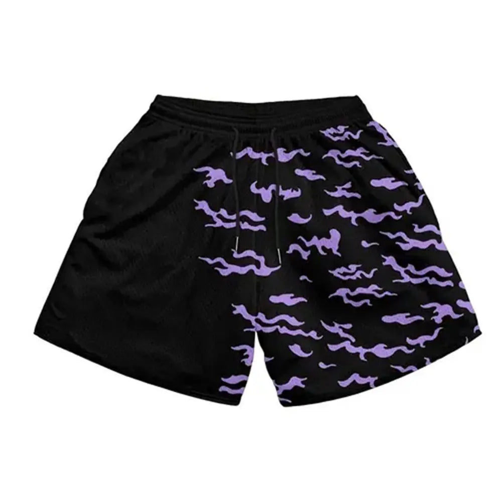 Hajime no Ippo Quick-Dry Gym Shorts – Anime Sportswear for Fitness & Casual Wear