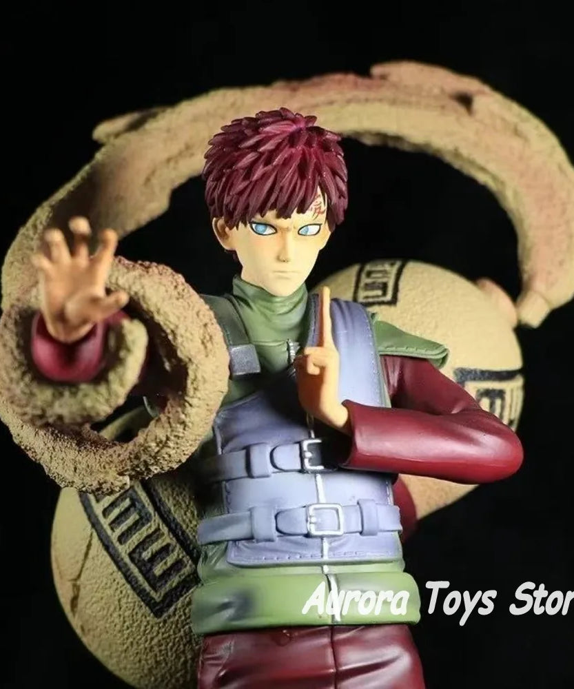 25-27cm Naruto Anime Figure Gaara Action Figures PVC Statue Collection Model Toys Desk Decor Birthday