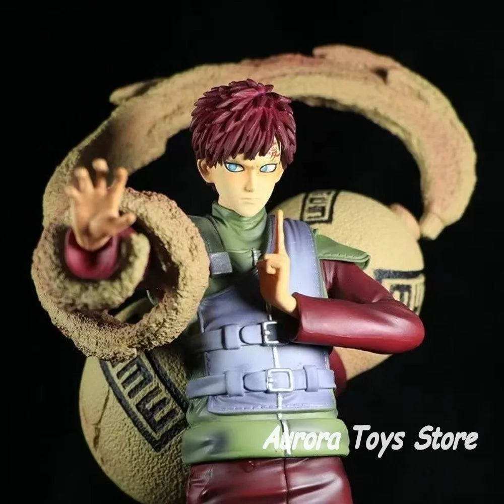 25-27cm Naruto Anime Figure Gaara Action Figures PVC Statue Collection Model Toys Desk Decor Birthday