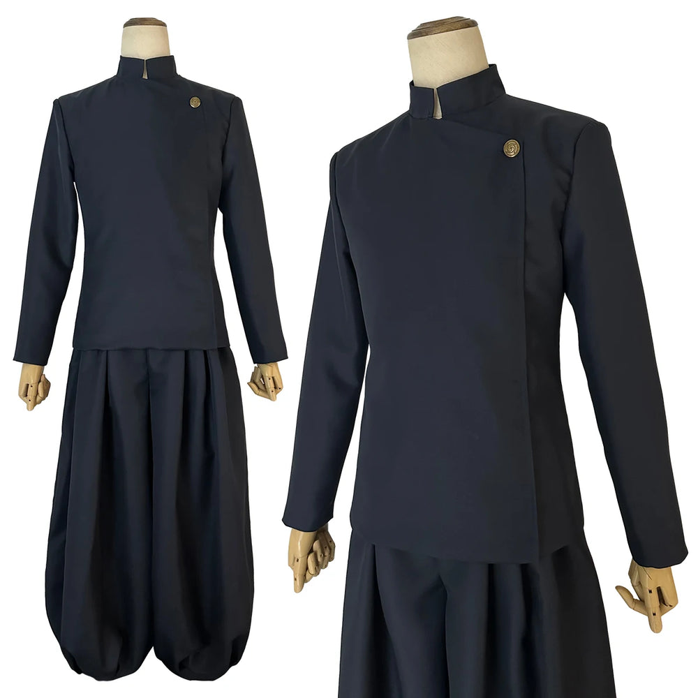 Anime Jujutsu Kaisen High School Uniform & Wig Cosplay Costume 2