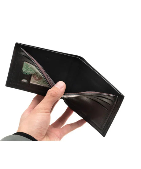 Naruto Sasuke Men Purse Black PU Leather Large Capacity Simple Casual Multiple Slot Card Holder Short Ultra Thin Wallet Gift New