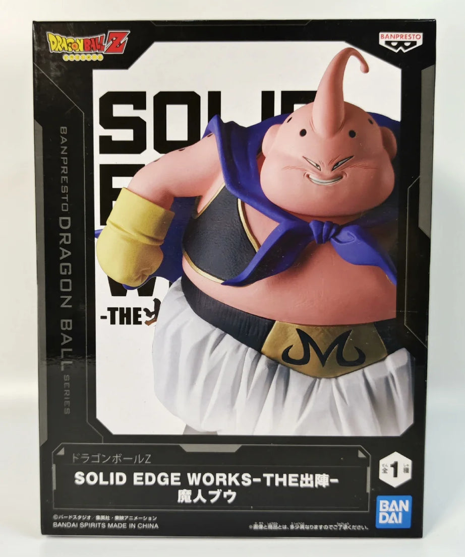 Original BANPRESTO Majin Buu Figure – Dragon Ball Z Solid Edge Works Collectible Toy