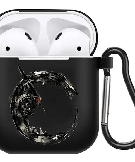 anime Berserk Guts Zodd Earphone Case For AirPods4 1 2 3 Pro Black Soft silicone wireless Bluetooth headphone case