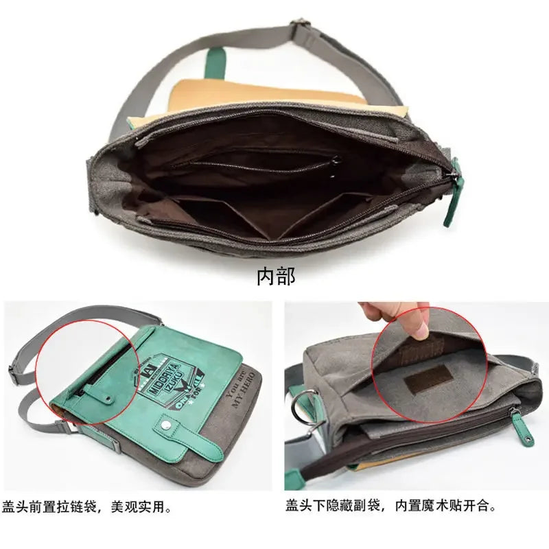 Goku Dragon Ball Messenger Bag – Trendy Canvas Shoulder Bag