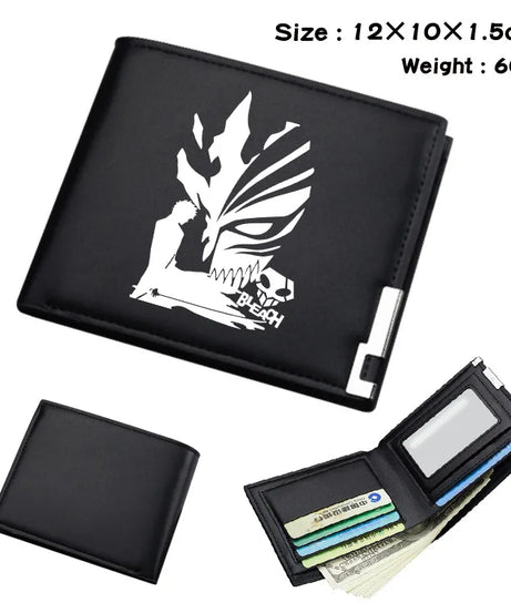 BLEACH Animation Derivative Purse Fold Short Wallet Portable Coin Purse
