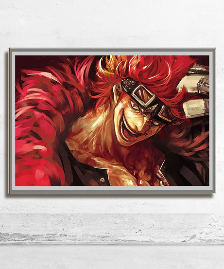 One Piece Wall Art – Trafalgar Law & Eustass Kid Anime Poster Decor